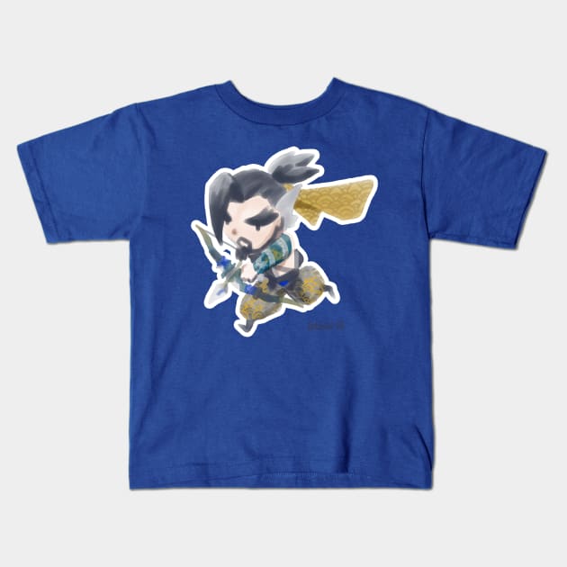 Chibi Hanzo Kids T-Shirt by August